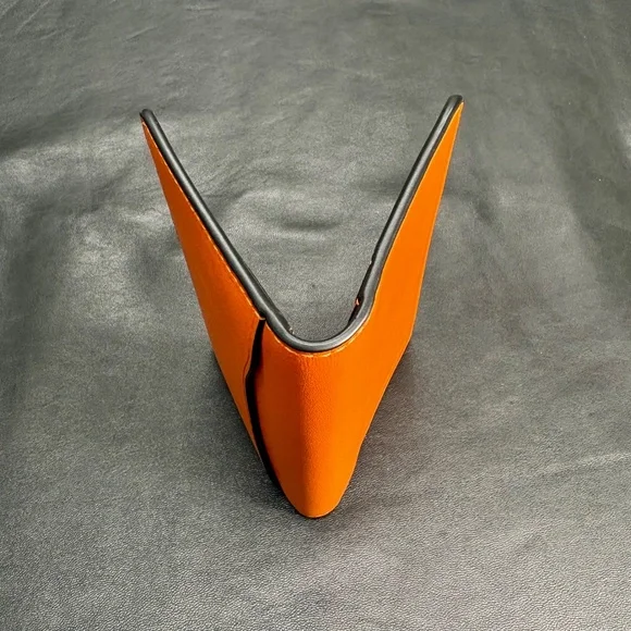 Coach Leather Wallet Pocket Organizer Orange NWT - Picture 3 of 5